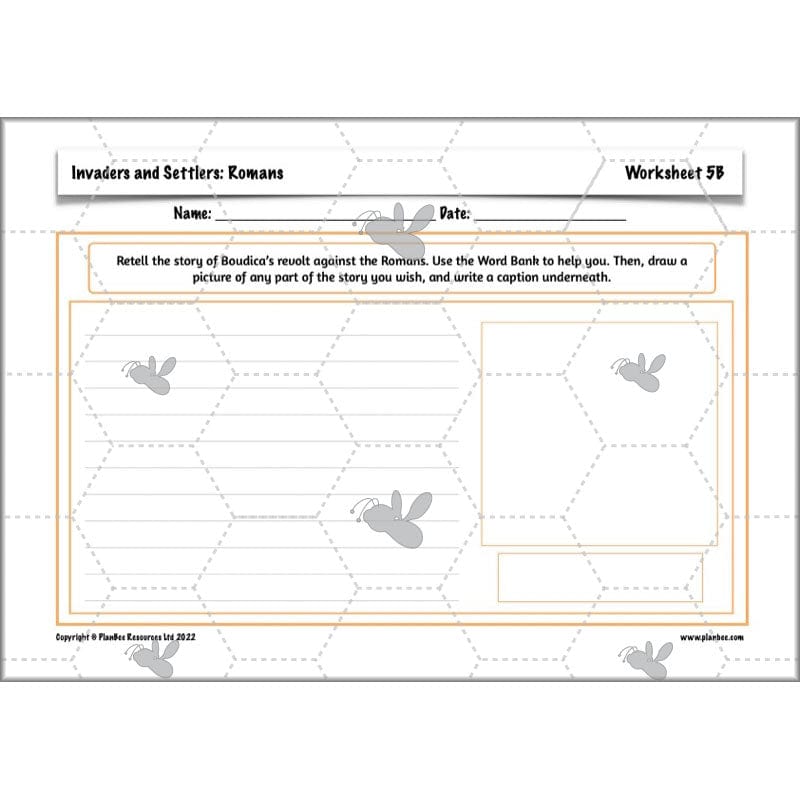 PlanBee Roman Invasion of Britain KS2 Invaders and Settlers | PlanBee