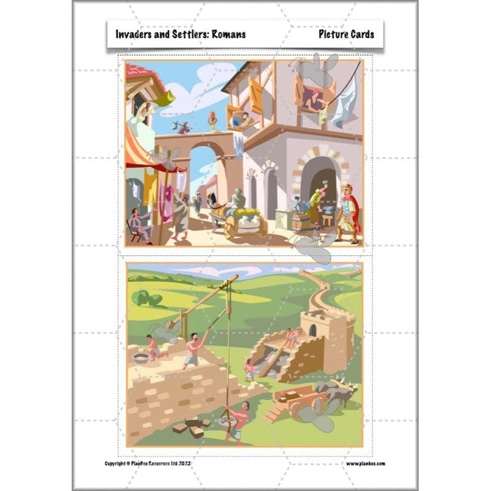 PlanBee Roman Invasion of Britain KS2 Invaders and Settlers | PlanBee