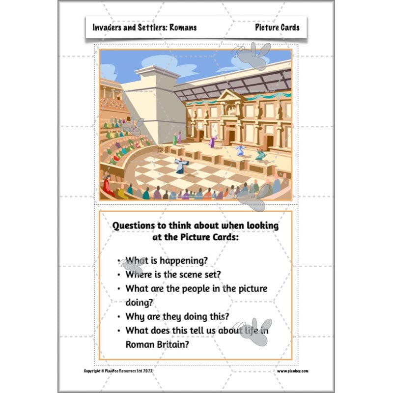 PlanBee Roman Invasion of Britain KS2 Invaders and Settlers | PlanBee