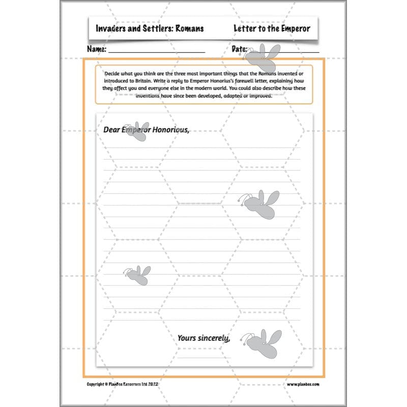 PlanBee Roman Invasion of Britain KS2 Invaders and Settlers | PlanBee