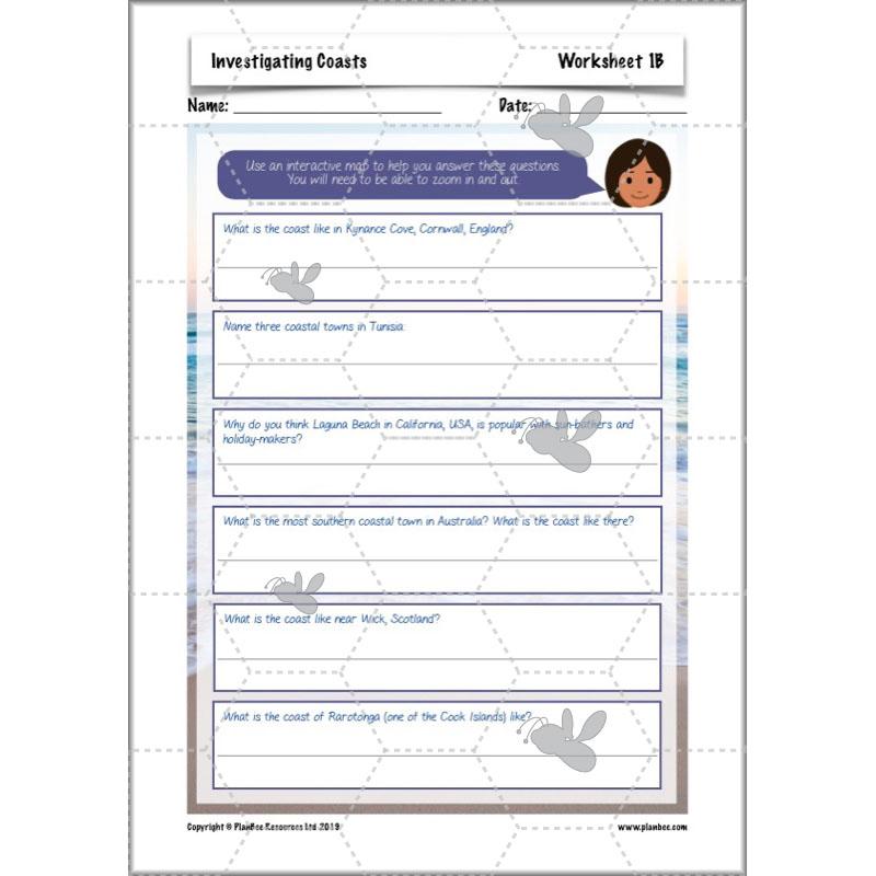 PlanBee Investigating Coasts KS2 Geography Lessons | PlanBee