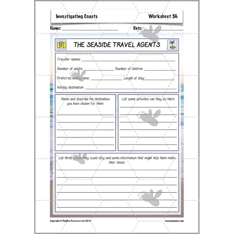 PlanBee Investigating Coasts KS2 Geography Lessons | PlanBee