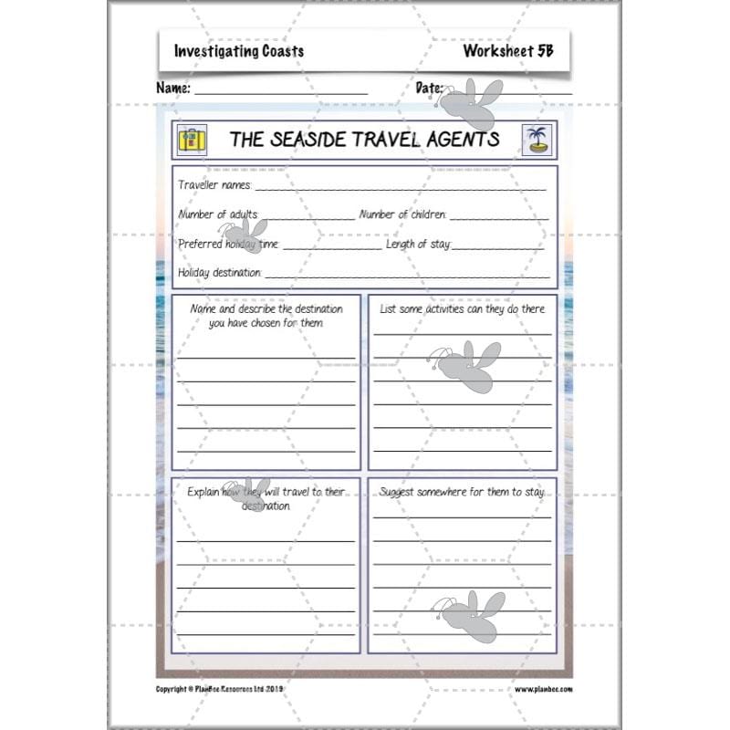 PlanBee Investigating Coasts KS2 Geography Lessons | PlanBee
