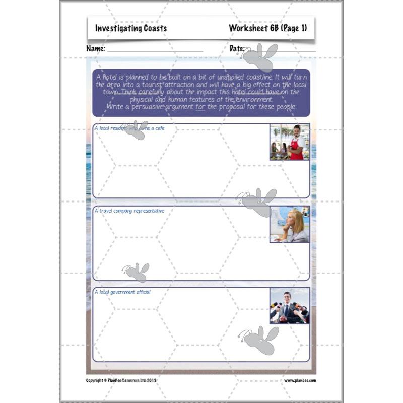 PlanBee Investigating Coasts KS2 Geography Lessons | PlanBee
