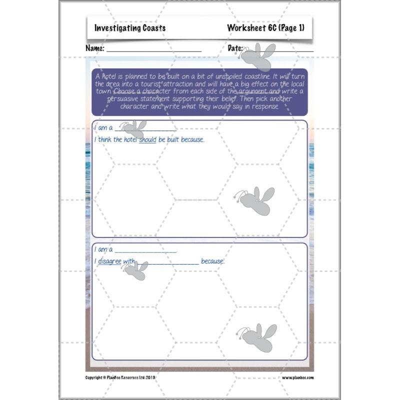 PlanBee Investigating Coasts KS2 Geography Lessons | PlanBee