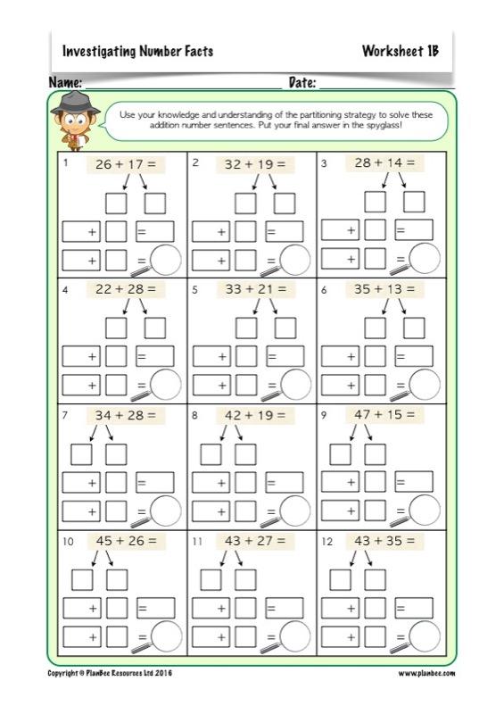 PlanBee Investigating Number Facts: Maths Addition and Subtraction KS2 Year 3