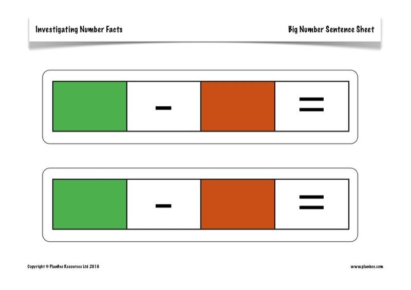 PlanBee Investigating Number Facts: Maths Addition and Subtraction KS2 Year 3