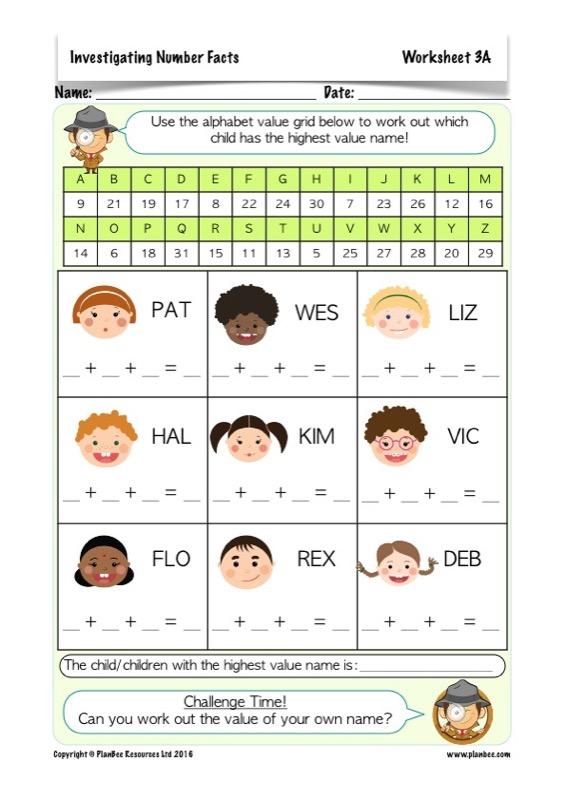 PlanBee Investigating Number Facts: Maths Addition and Subtraction KS2 Year 3