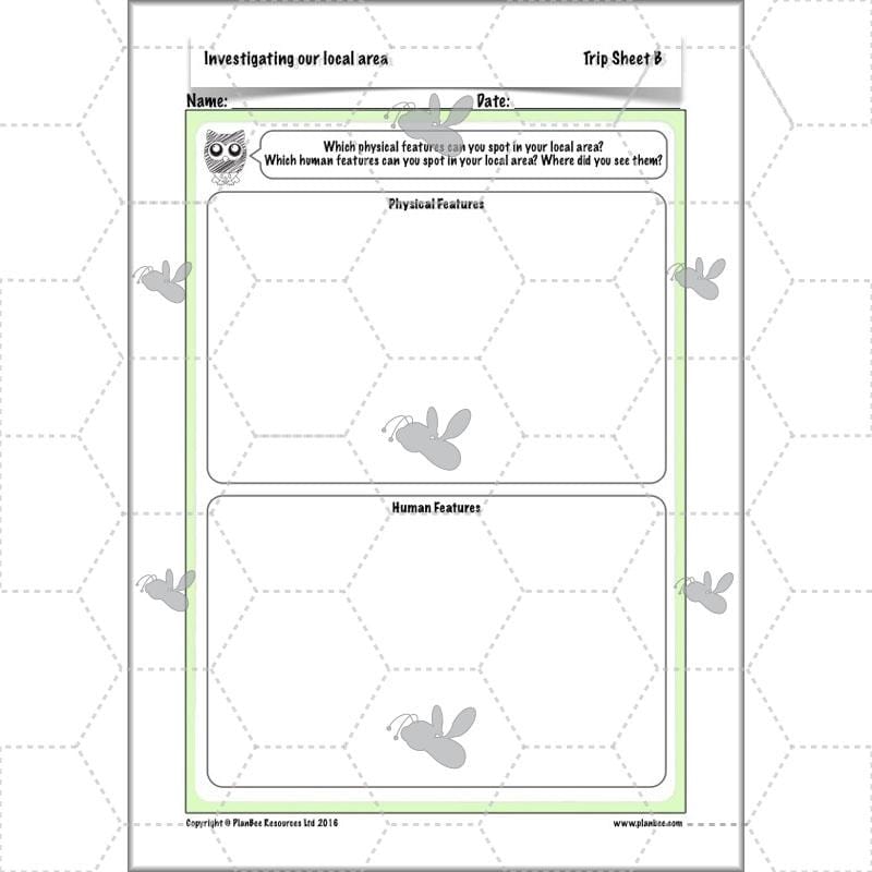 PlanBee Investigating Our Local Area: Year 3 Geography scheme of work