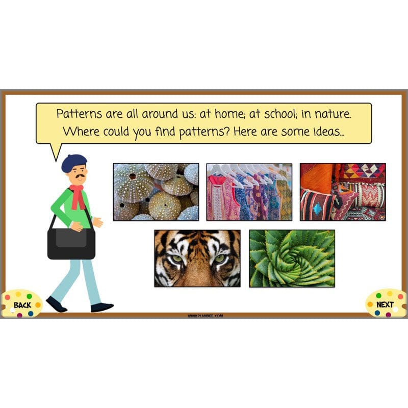 PlanBee Investigating Patterns - KS2 Art Primary Resources for Year 3 & Year 4