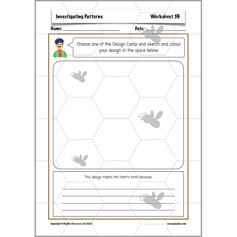 PlanBee Investigating Patterns - KS2 Art Primary Resources for Year 3 & Year 4