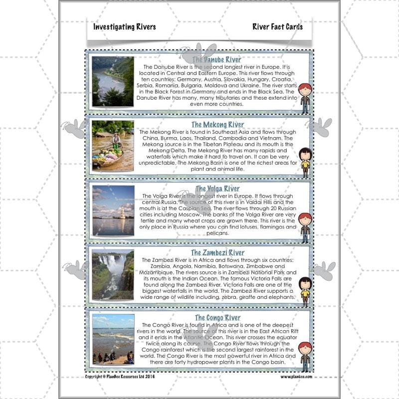 PlanBee Investigating Rivers KS2 planning – physical geography resources