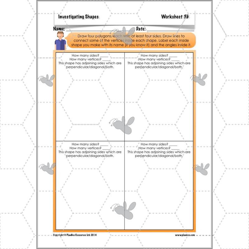 PlanBee Year 5 Shape KS2 Geometry Maths Lessons by PlanBee