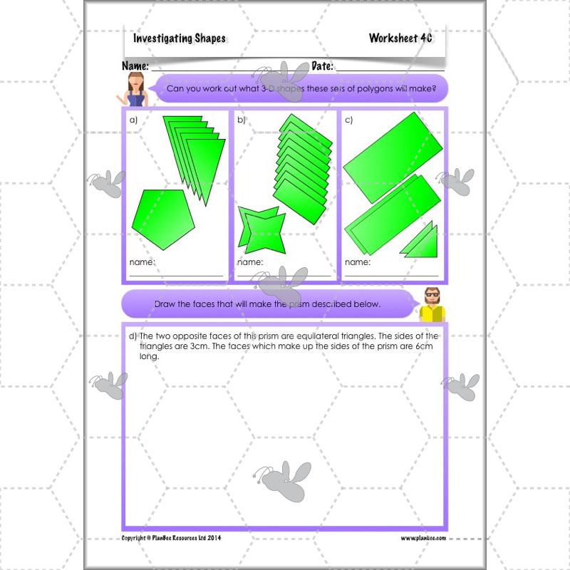 PlanBee Year 5 Shape KS2 Geometry Maths Lessons by PlanBee