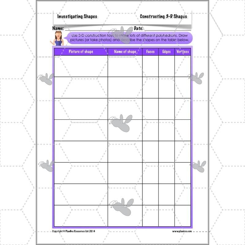 PlanBee Year 5 Shape KS2 Geometry Maths Lessons by PlanBee