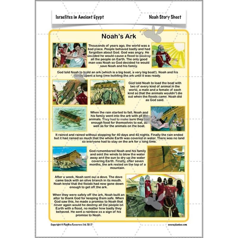 PlanBee Israelites in Ancient Egypt - KS2 RE Lesson Plans & Resources
