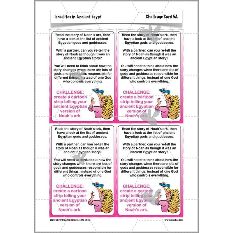 PlanBee Israelites in Ancient Egypt - KS2 RE Lesson Plans & Resources