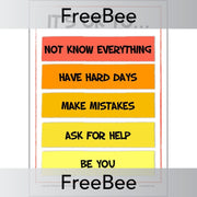 PlanBee FREE It's OK to... Poster by PlanBee