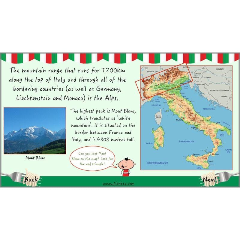 PlanBee Italy Today: Italy KS2 Year 3 & Year 4 Geography by PlanBee
