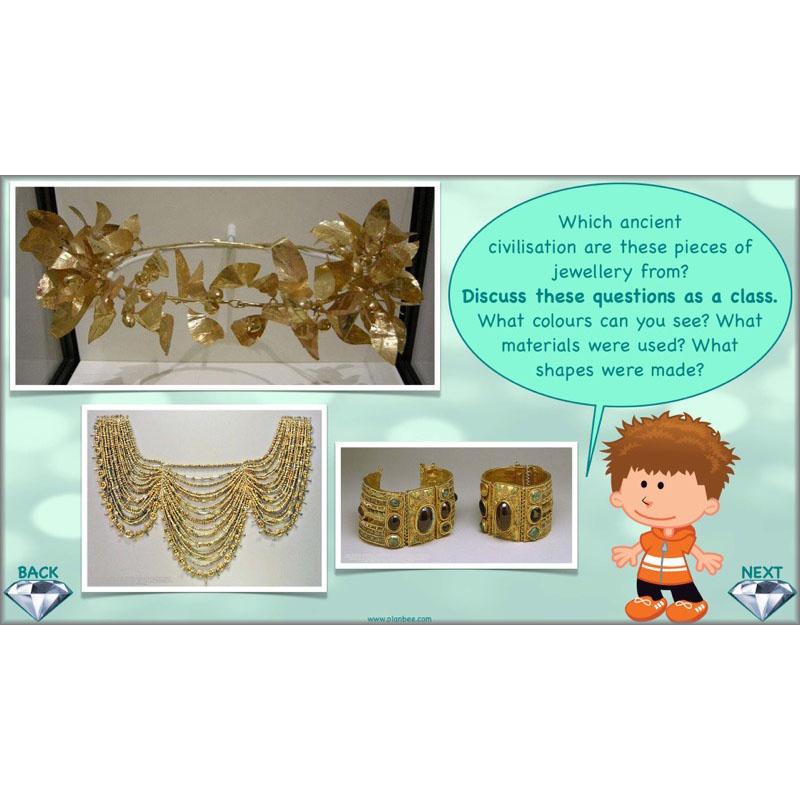 PlanBee Jewellery Designers KS2 Art & Design Lessons by PlanBee
