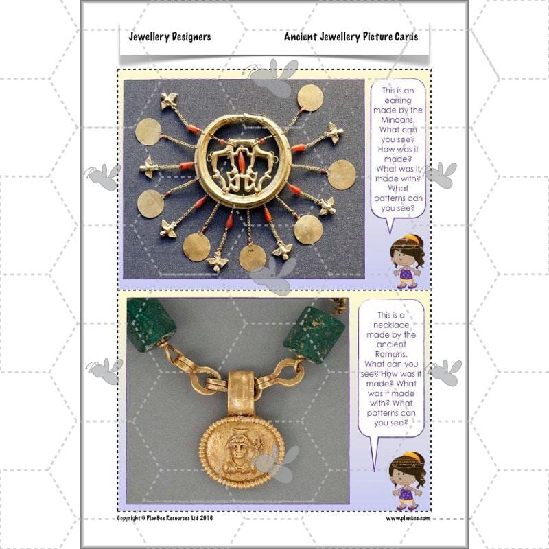 PlanBee Jewellery Designers KS2 Art & Design Lessons by PlanBee