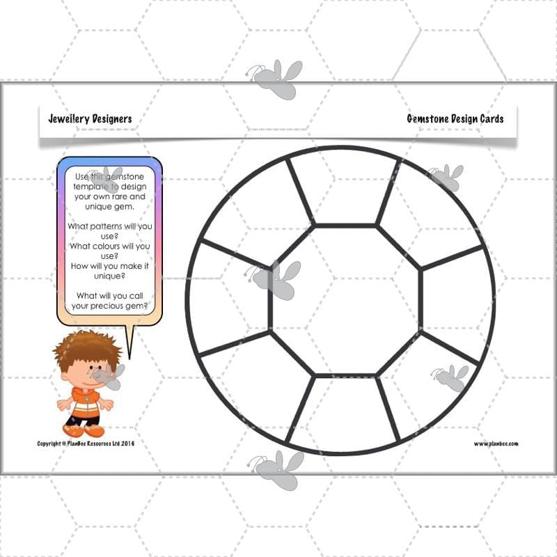 PlanBee Jewellery Designers KS2 Art & Design Lessons by PlanBee