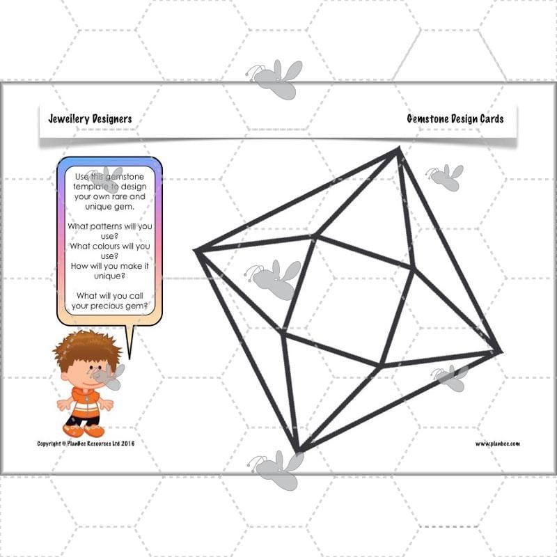 PlanBee Jewellery Designers KS2 Art & Design Lessons by PlanBee