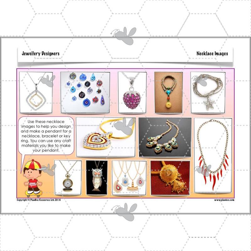 PlanBee Jewellery Designers KS2 Art & Design Lessons by PlanBee