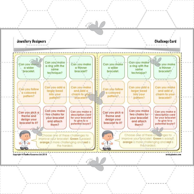 PlanBee Jewellery Designers KS2 Art & Design Lessons by PlanBee