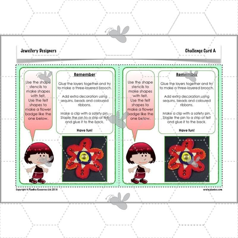 PlanBee Jewellery Designers KS2 Art & Design Lessons by PlanBee