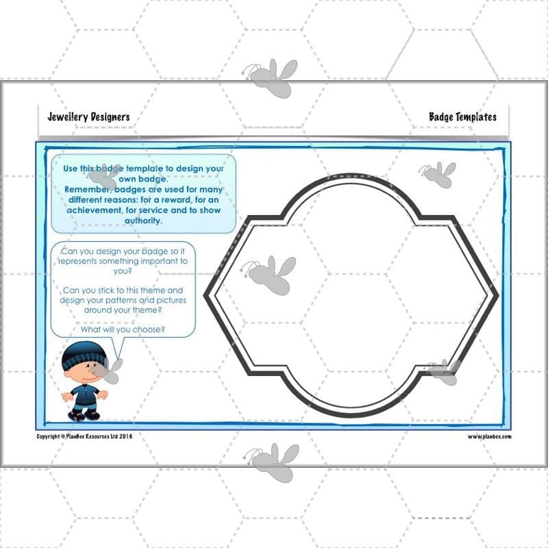 PlanBee Jewellery Designers KS2 Art & Design Lessons by PlanBee