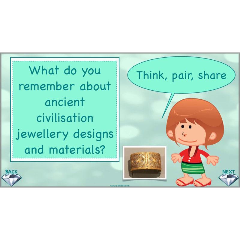PlanBee Jewellery Designers KS2 Art & Design Lessons by PlanBee