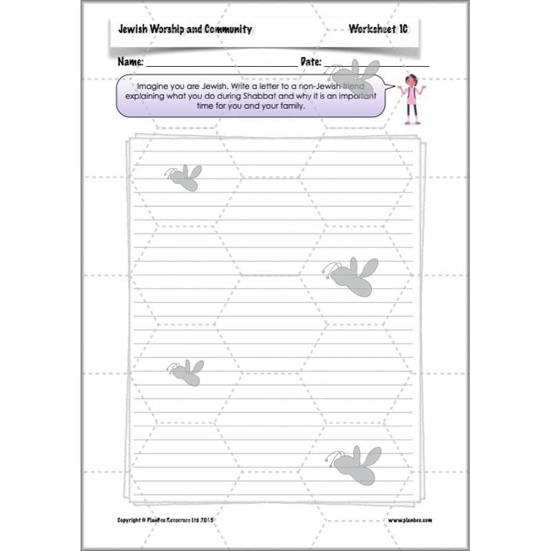 PlanBee Jewish Worship and Community - KS2 RE Lesson by PlanBee