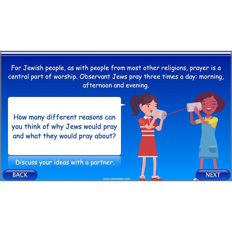 PlanBee Jewish Worship and Community - KS2 RE Lesson by PlanBee