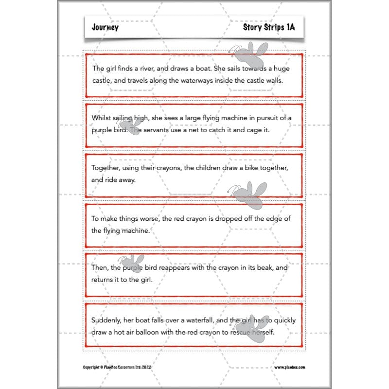 PlanBee Journey Aaron Becker Planning | Year 4 Narrative | PlanBee