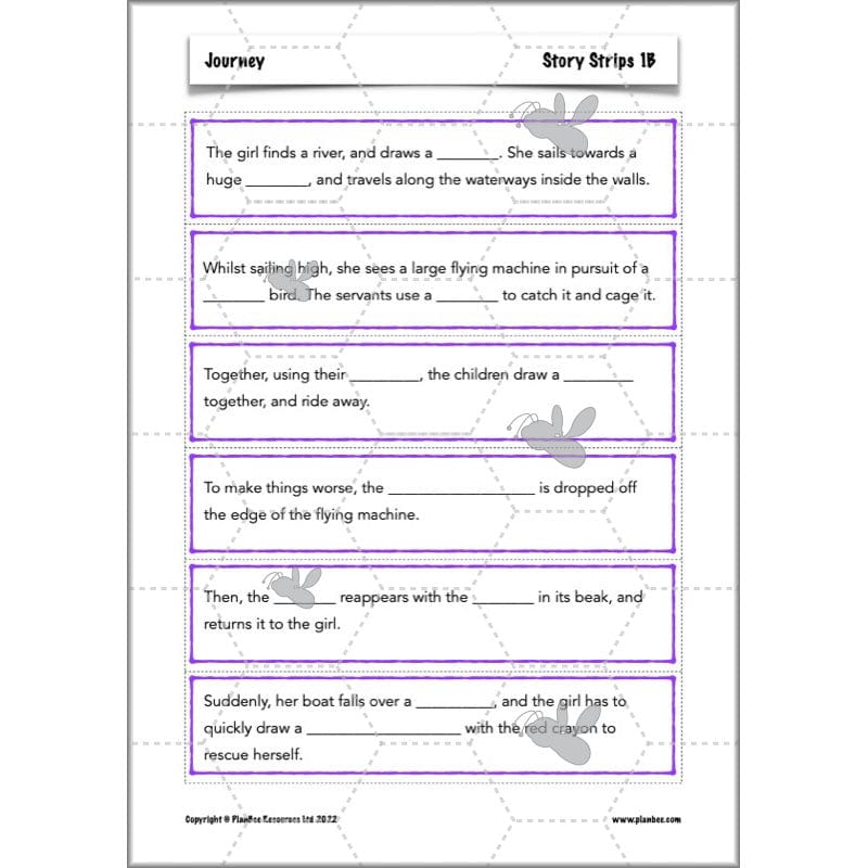 PlanBee Journey Aaron Becker Planning | Year 4 Narrative | PlanBee