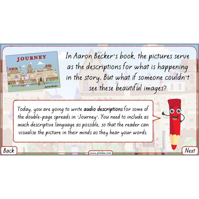 PlanBee Journey Aaron Becker Planning | Year 4 Narrative | PlanBee