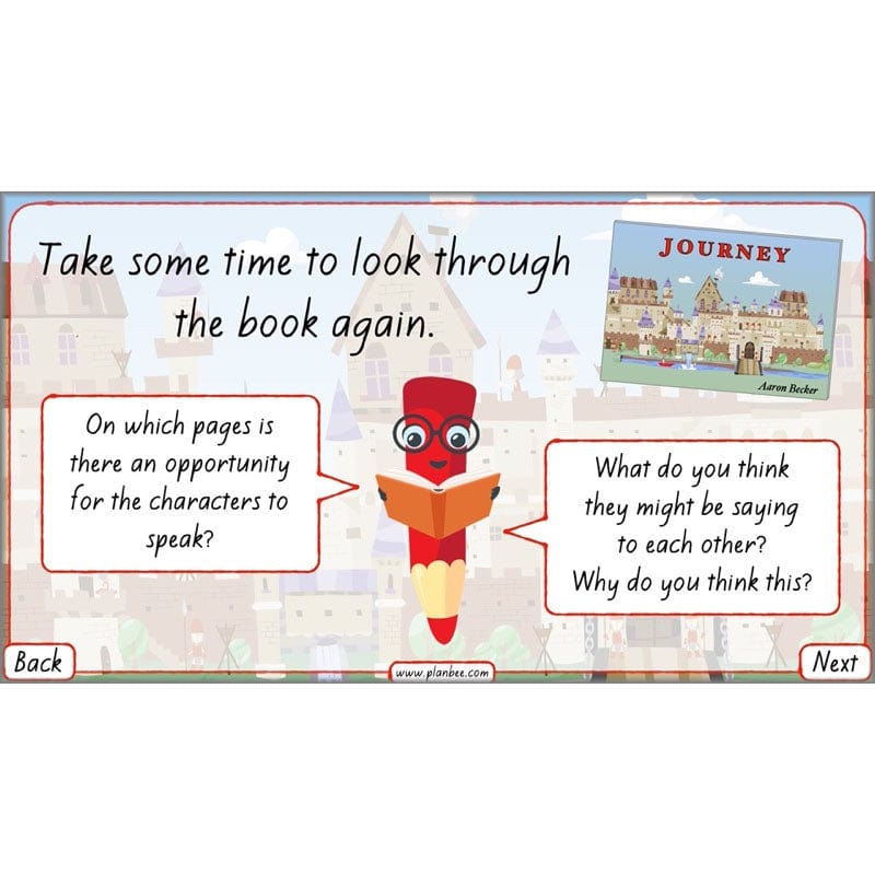 PlanBee Journey Aaron Becker Planning | Year 4 Narrative | PlanBee