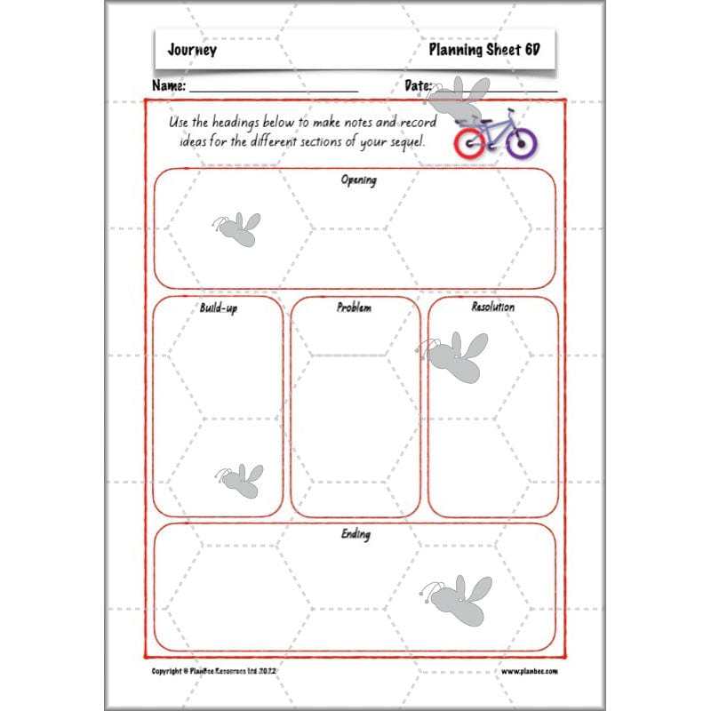 PlanBee Journey Aaron Becker Planning | Year 4 Narrative | PlanBee