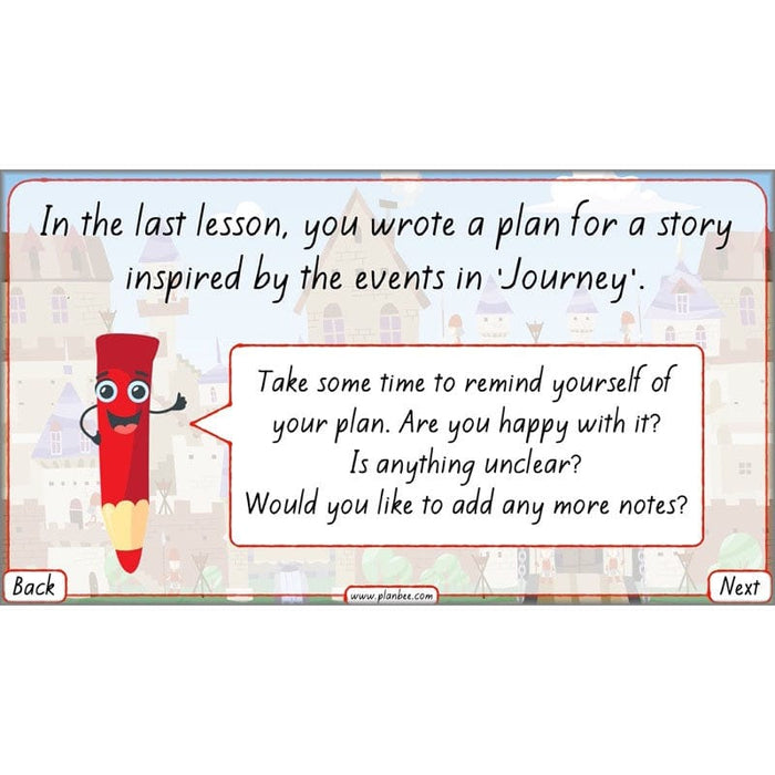 PlanBee Journey Aaron Becker Planning | Year 4 Narrative | PlanBee