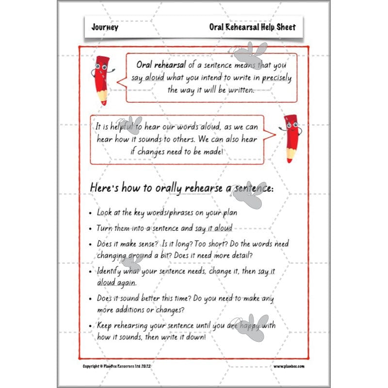 PlanBee Journey Aaron Becker Planning | Year 4 Narrative | PlanBee