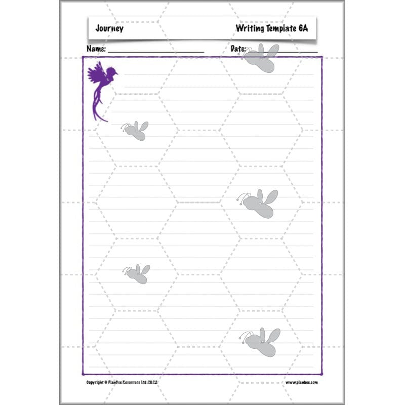 PlanBee Journey Aaron Becker Planning | Year 4 Narrative | PlanBee