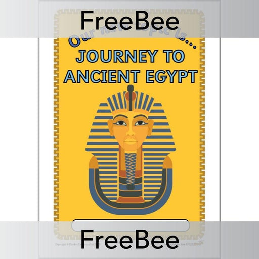 Free Colour Journey to Ancient Egypt Topic Cover by PlanBee