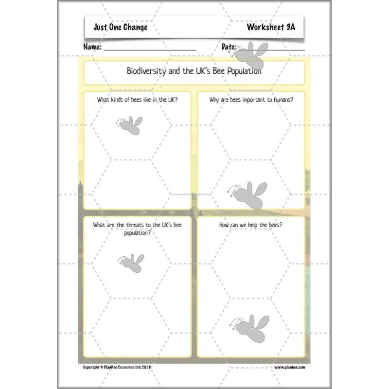 PlanBee Ecosystems for Kids | Just One Change ESR Lessons | PlanBee