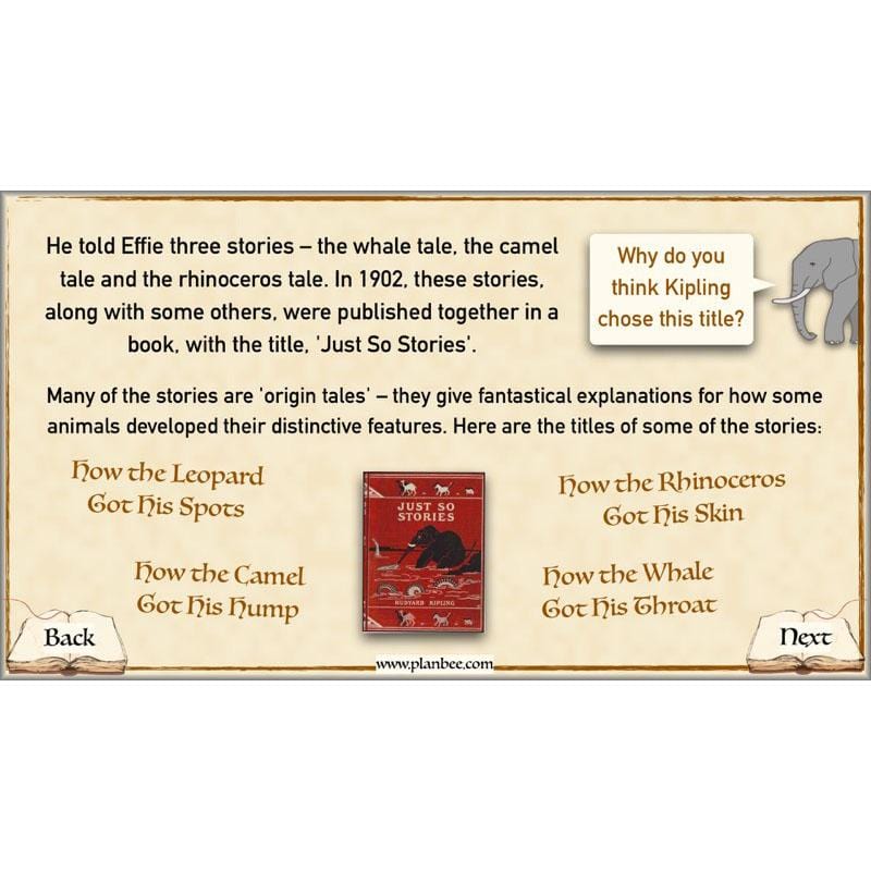 PlanBee Just So Stories KS2 | Year 4 Reading Comprehension Lessons