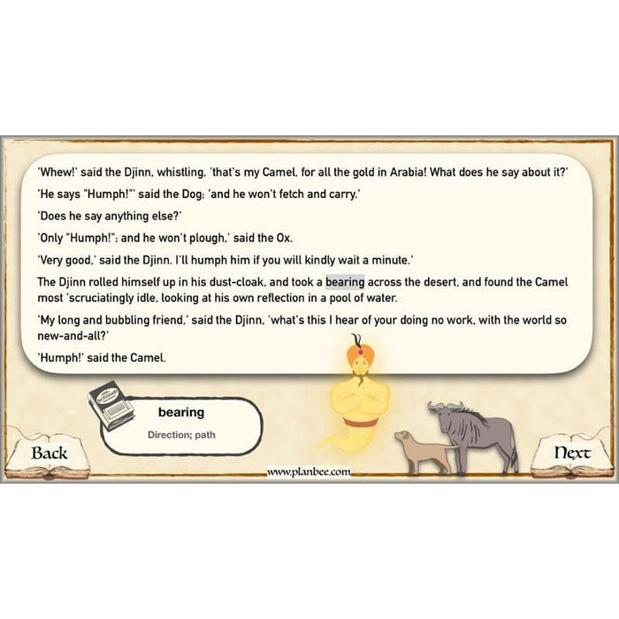 PlanBee Just So Stories KS2 | Reading Comprehension Year 4