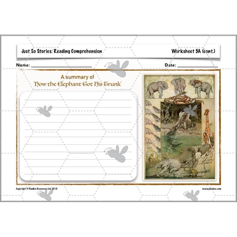 PlanBee Just So Stories KS2 | Year 4 Reading Comprehension Lessons