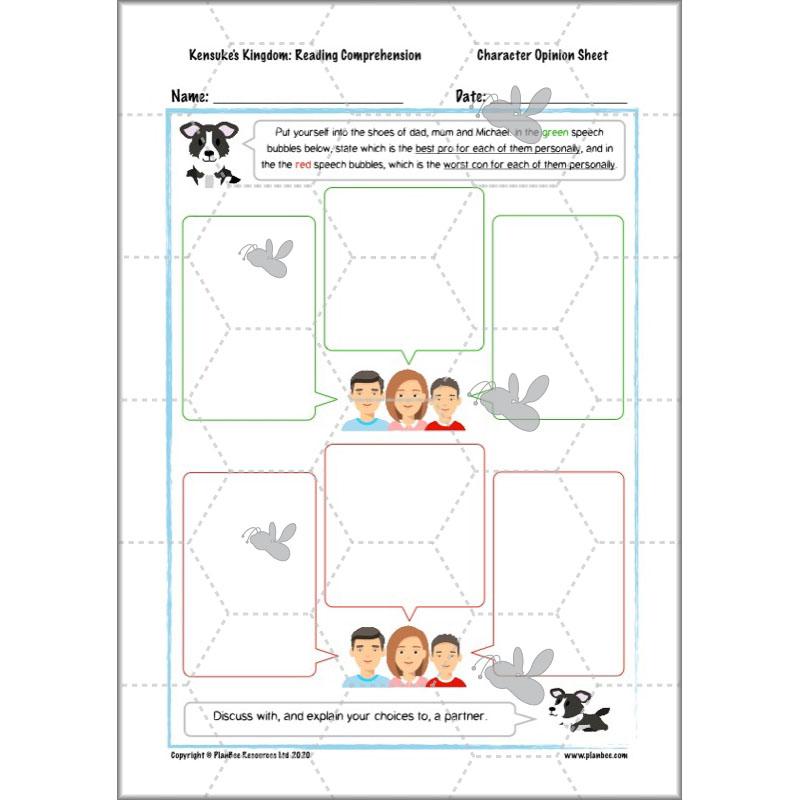 PlanBee Michael Morpurgo Kensuke's Kingdom Planning by PlanBee