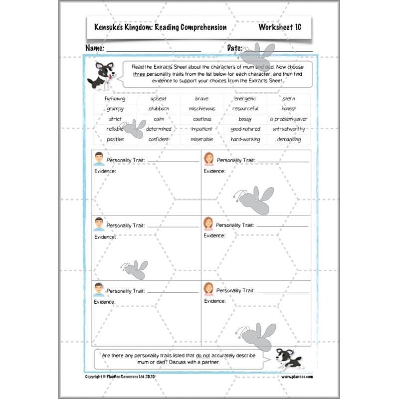 PlanBee Michael Morpurgo Kensuke's Kingdom Planning by PlanBee