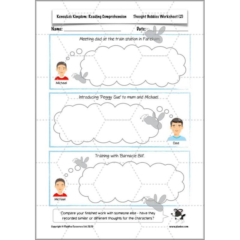 PlanBee Michael Morpurgo Kensuke's Kingdom Planning by PlanBee